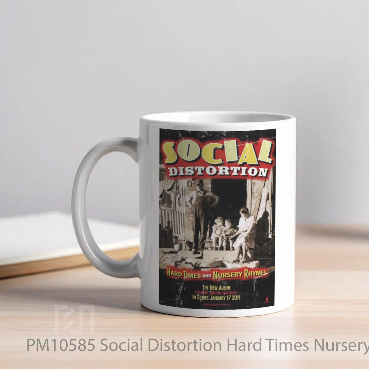 Mug Social Distortion Hard Times Nursery Rhymes Post 1 MPM10585 - All-side / Desain