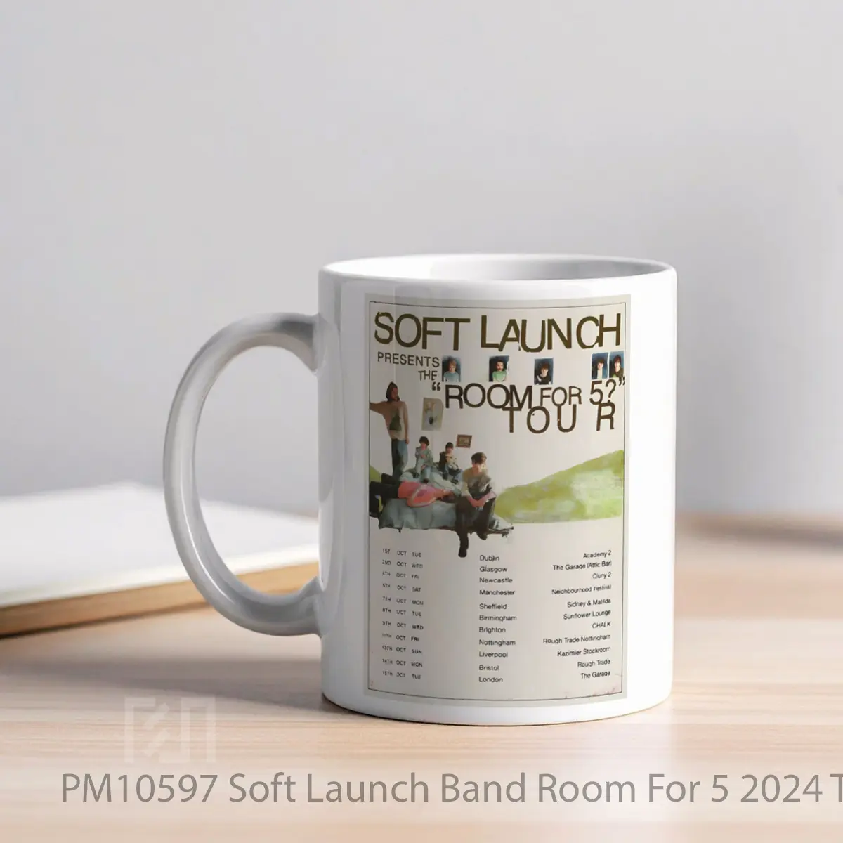 Mug Soft Launch Band Room For 5 2024 Tour MPM10597 - All-side / Desain