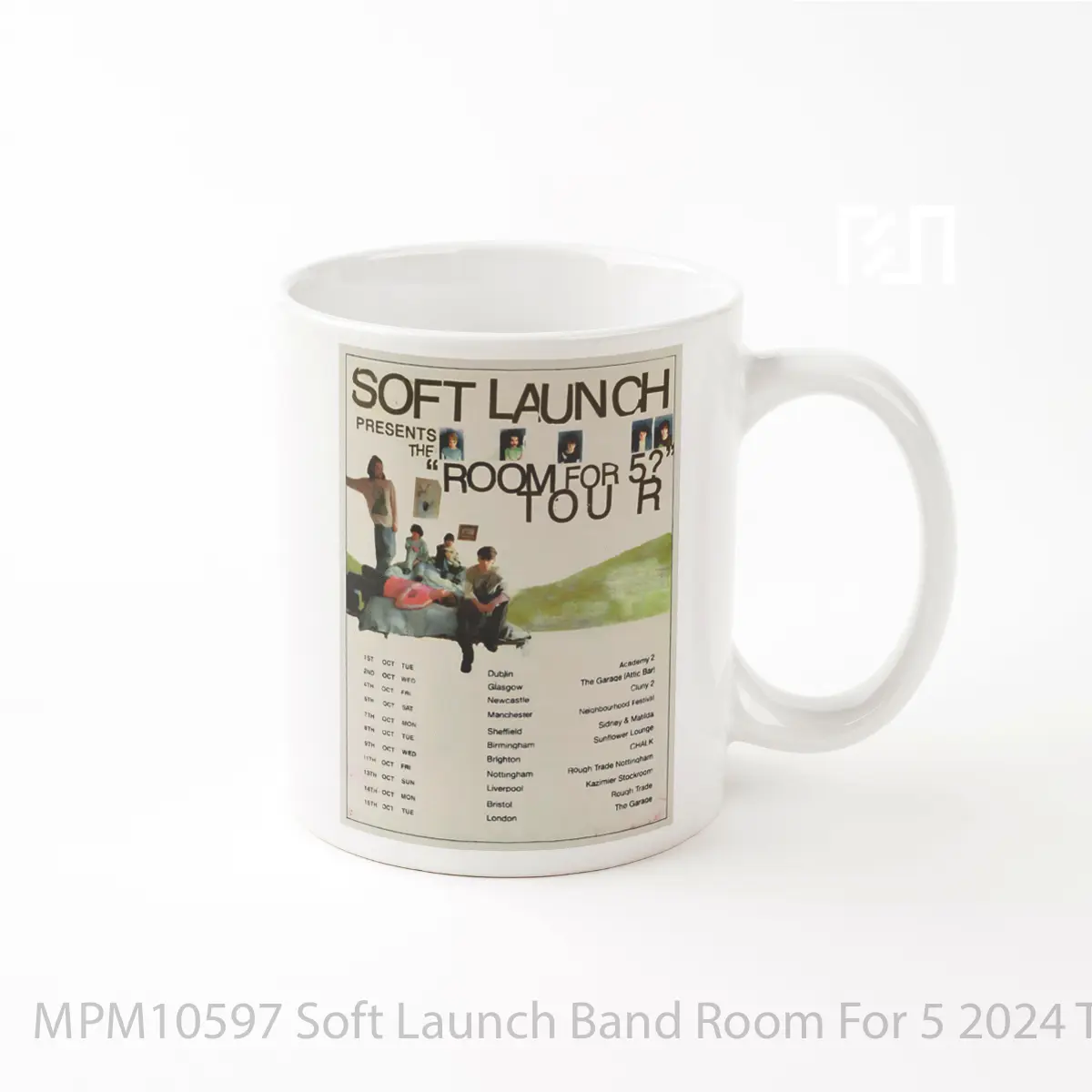 Mug Soft Launch Band Room For 5 2024 Tour MPM10597
