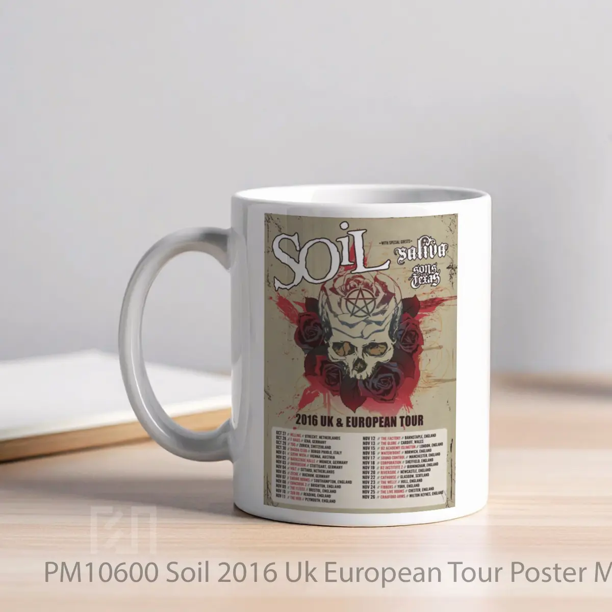 Mug Soil 2016 Uk European Tour MPM10600 - All-side / Desain