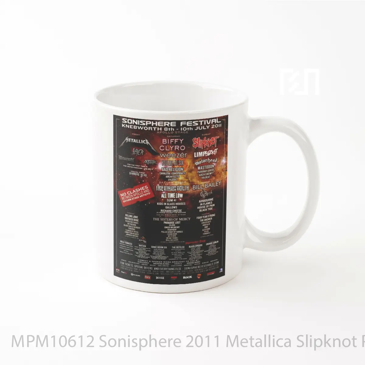 Mug Sonisphere 2011 Metallica Slipknot MPM10612