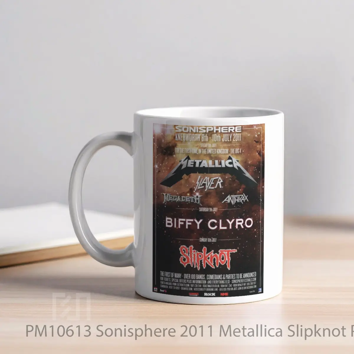 Mug Sonisphere 2011 Metallica Slipknot MPM10613 - All-side / Desain