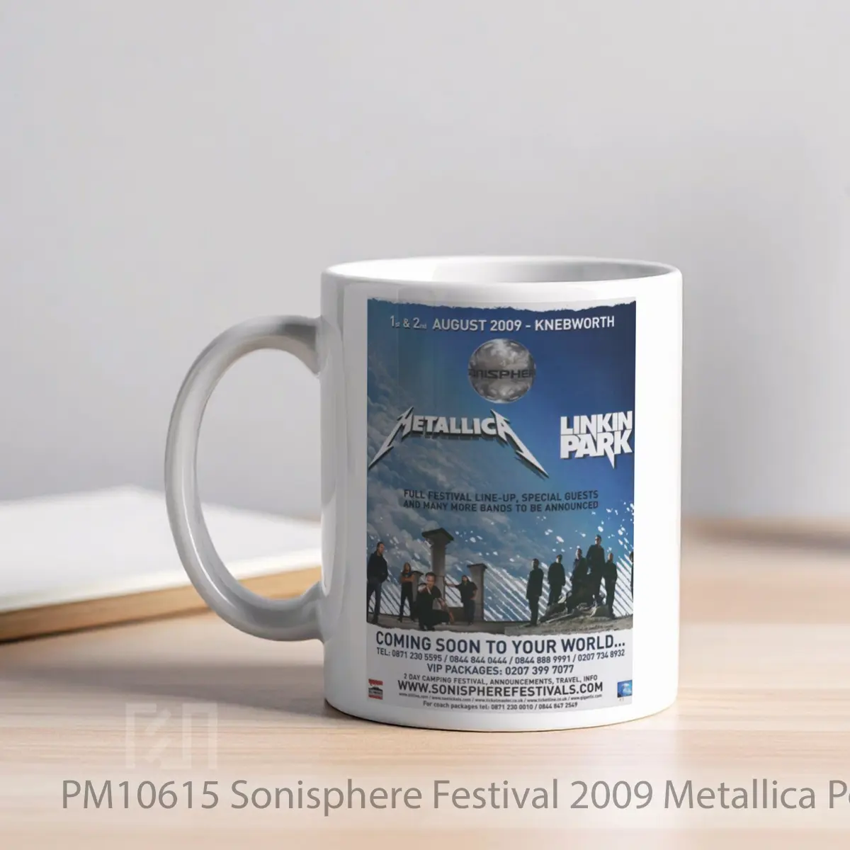 Mug Sonisphere Festival 2009 Metallica MPM10615 - All-side / Desain