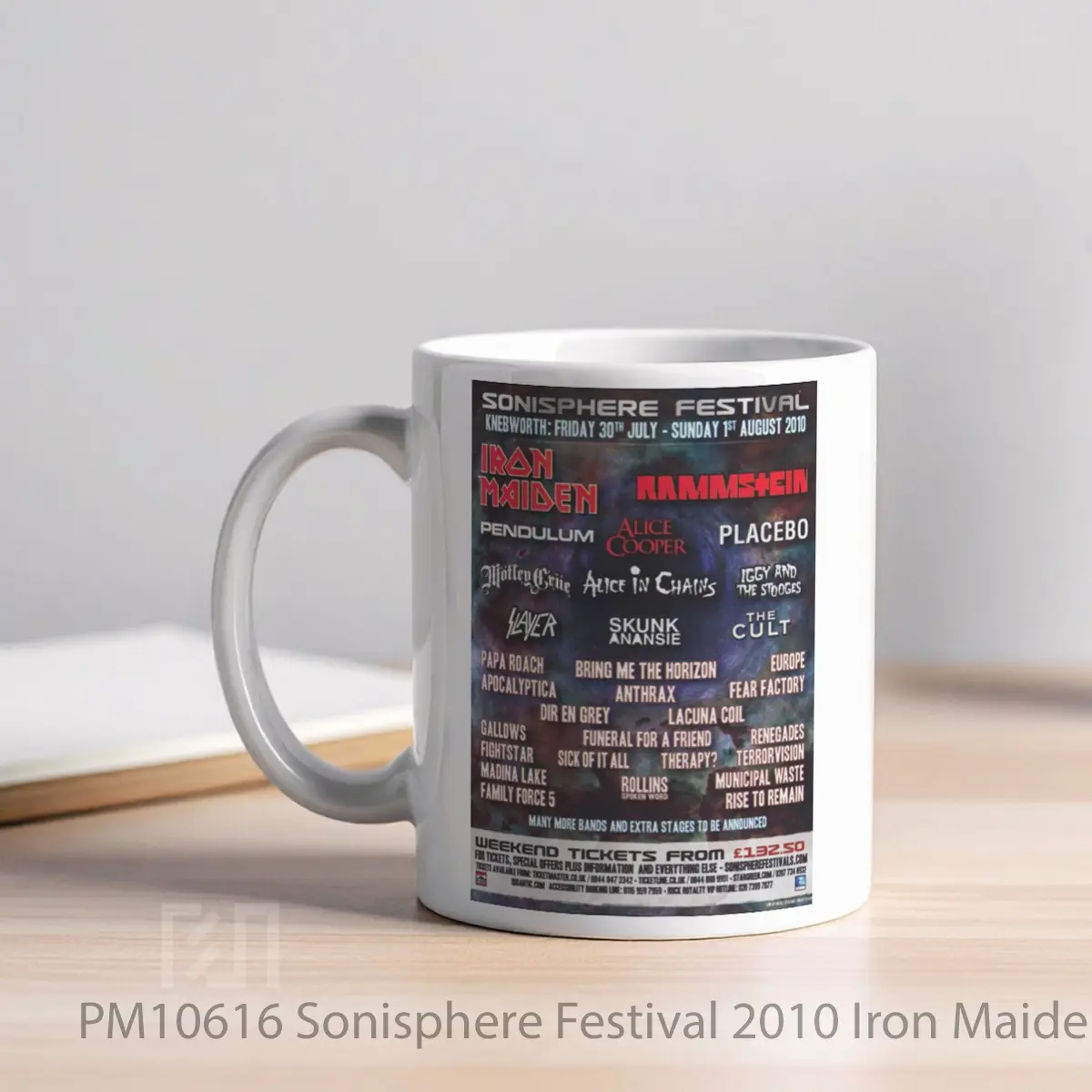Mug Sonisphere Festival 2010 Iron Maiden MPM10616 - All-side / Desain