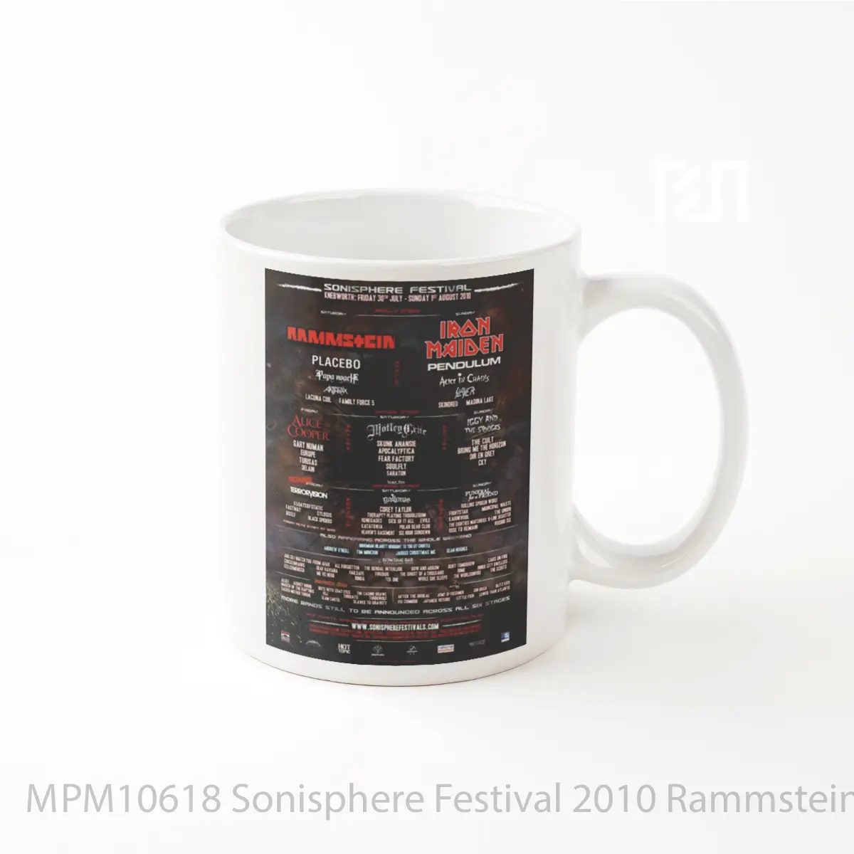 Mug Sonisphere Festival 2010 Rammstein Iron Maiden MPM10618