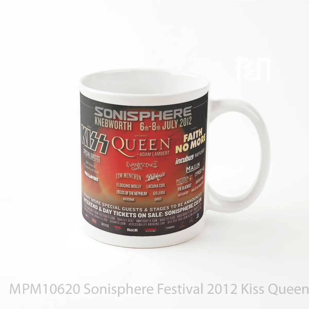 Mug Sonisphere Festival 2012 Kiss Queen Faith No More MPM10620
