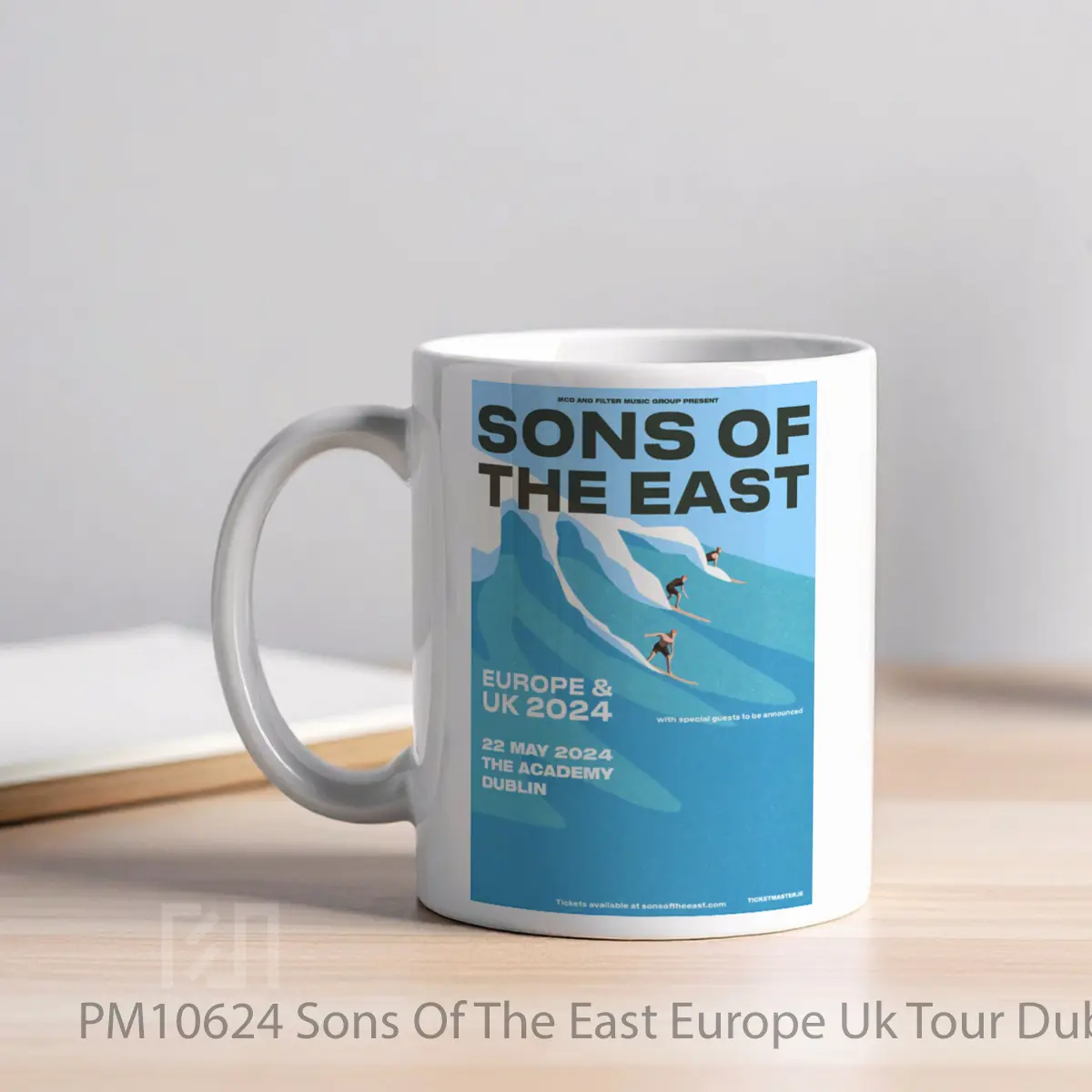 Mug Sons Of The East Europe Uk Tour Dublin The Academy MPM10624 - All-side / Desain
