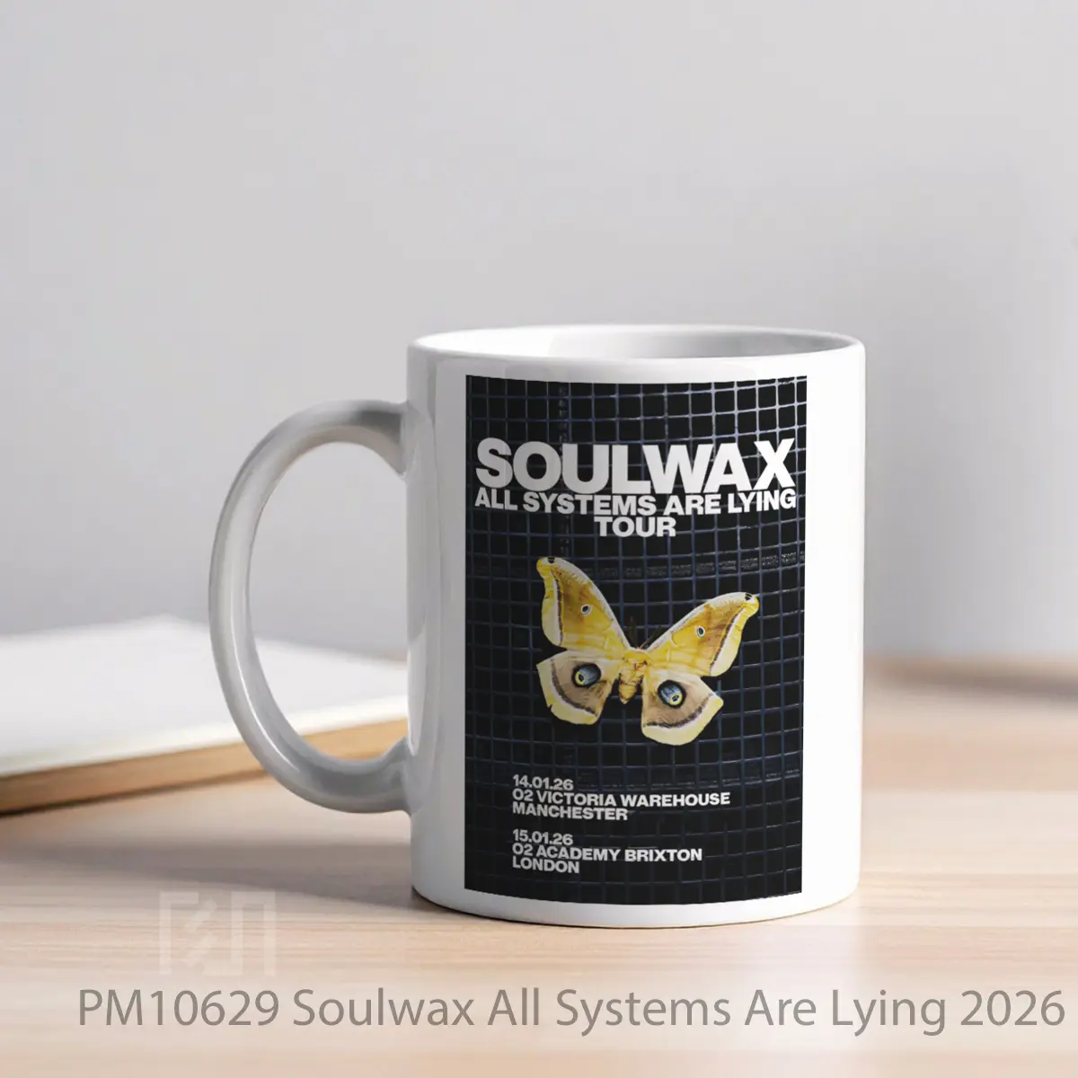 Mug Soulwax All Systems Are Lying 2026 Uk Tour Manchester MPM10629 - All-side / Desain