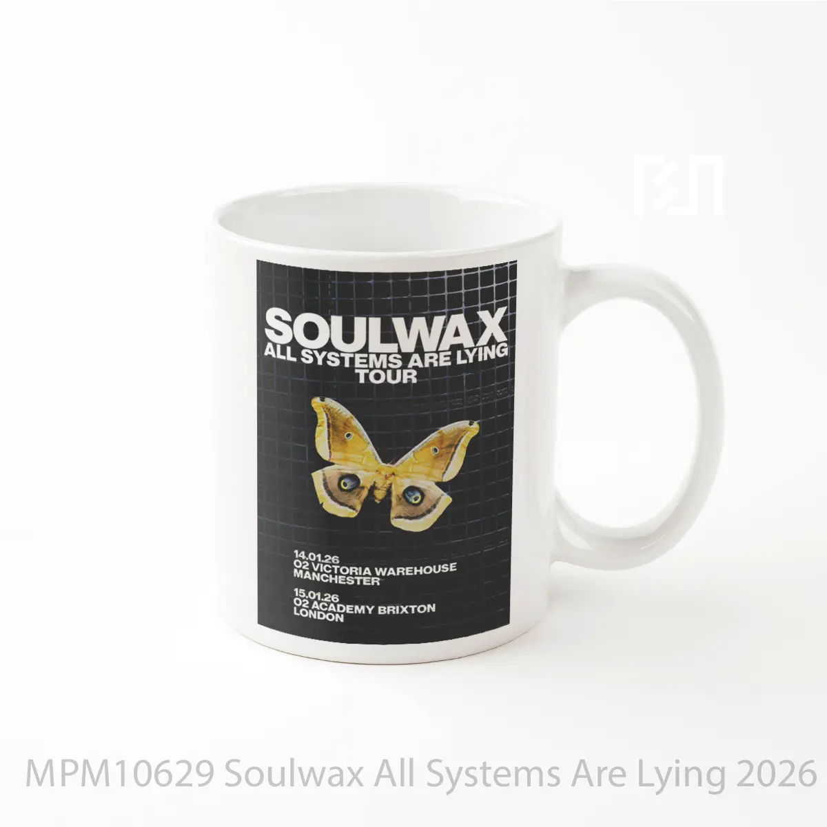 Mug Soulwax All Systems Are Lying 2026 Uk Tour Manchester MPM10629