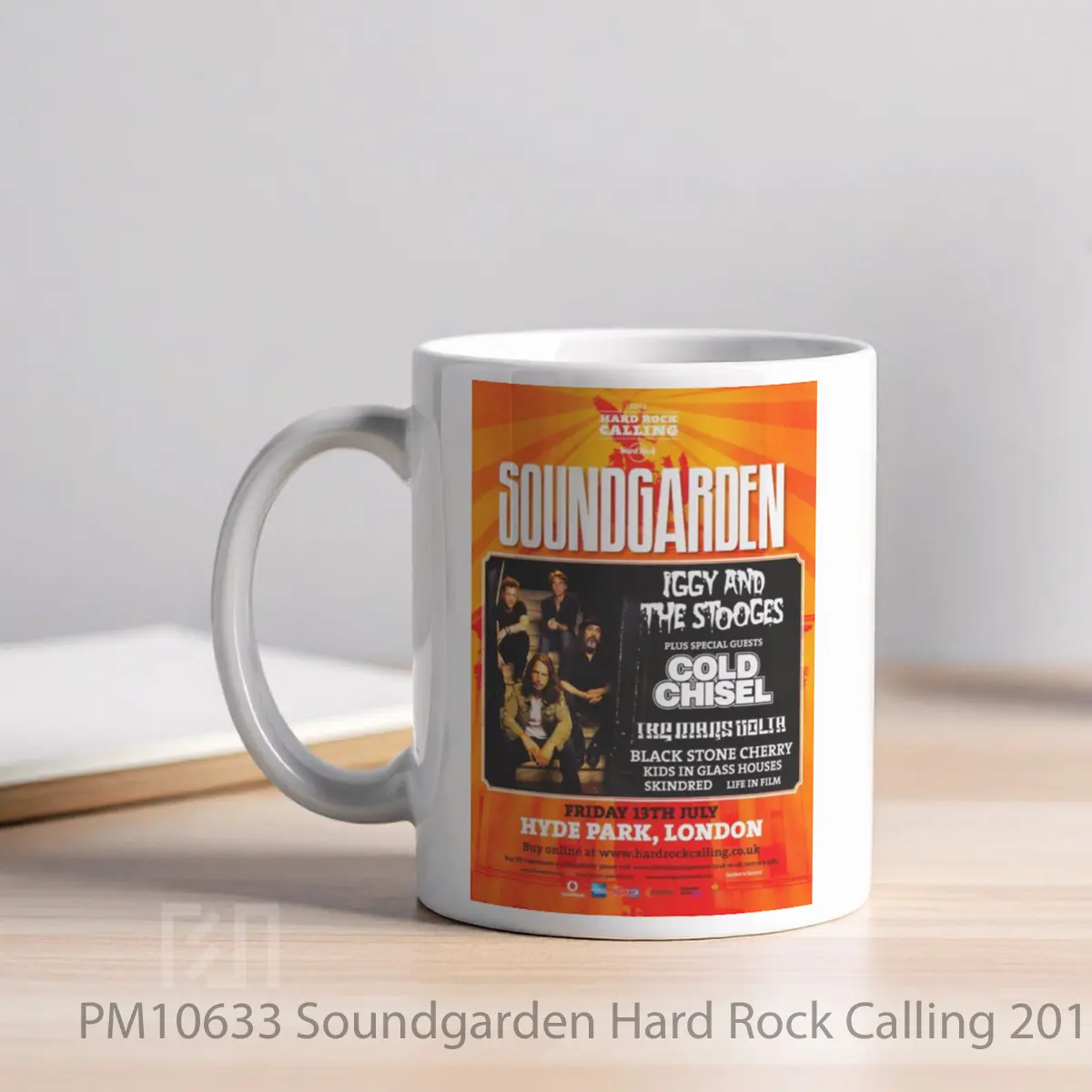 Mug Soundgarden Hard Rock Calling 2012 London Hyde Park MPM10633 - All-side / Desain
