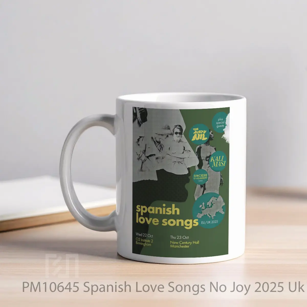 Mug Spanish Love Songs No Joy 2025 Uk Tour MPM10645 - All-side / Desain