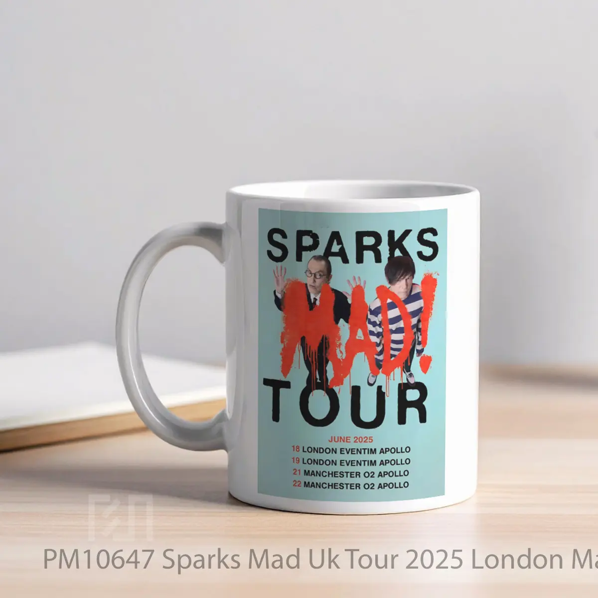 Mug Sparks Mad Uk Tour 2025 London Manchester MPM10647 - All-side / Desain