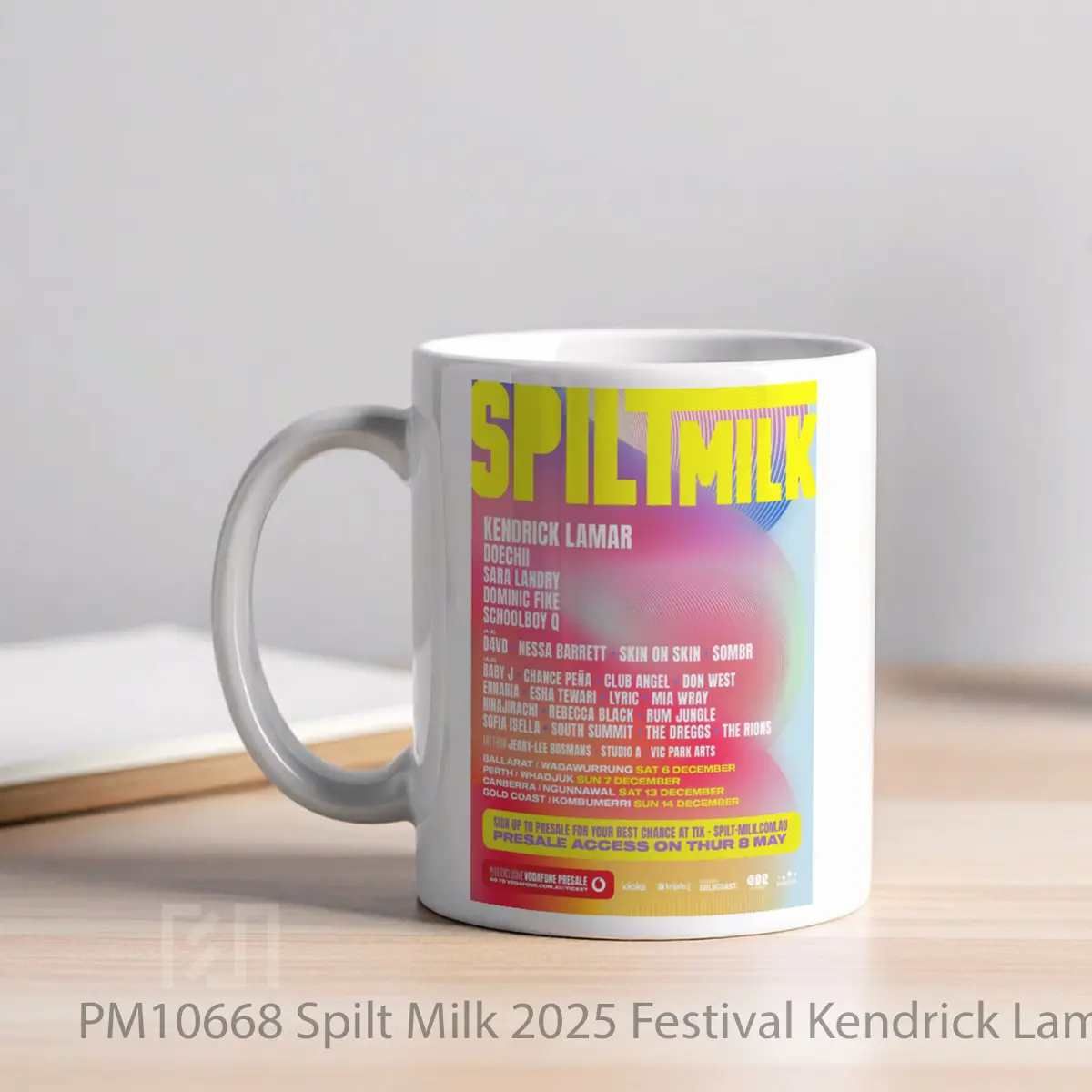 Mug Spilt Milk 2025 Festival Kendrick Lamar MPM10668 - All-side / Desain