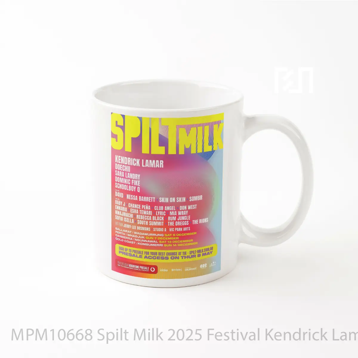 Mug Spilt Milk 2025 Festival Kendrick Lamar MPM10668