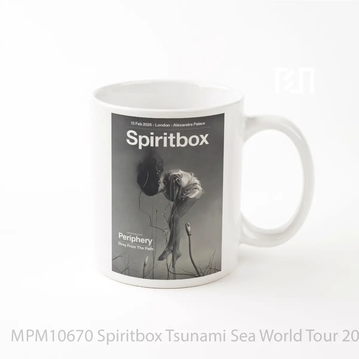 Mug Spiritbox Tsunami Sea World Tour 2025 London Alexandra Palace MPM10670