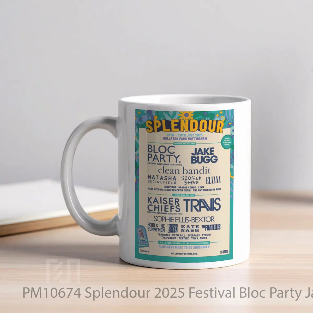 Mug Splendour 2025 Festival Bloc Party Jake Bugg MPM10674 - All-side / Desain
