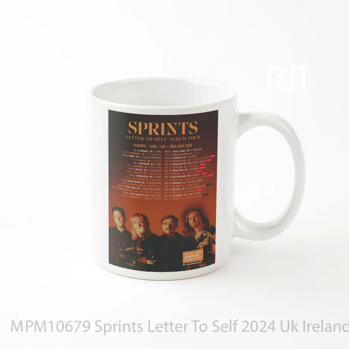 Mug Sprints Letter To Self 2024 Uk Ireland Tour MPM10679