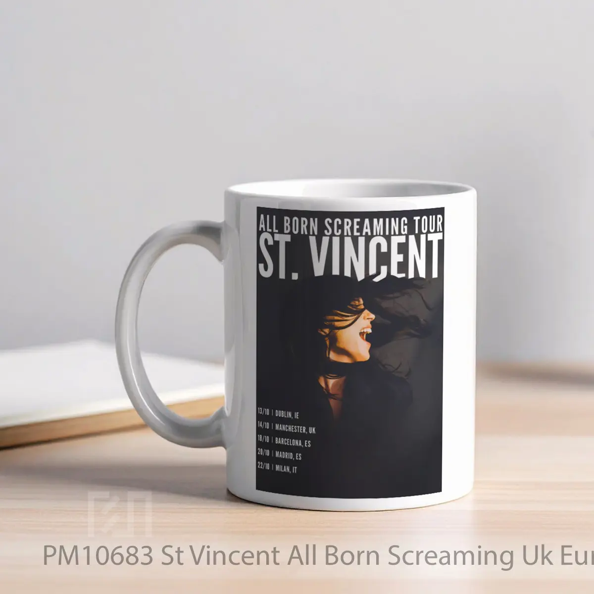 Mug St Vincent All Born Screaming Uk Europe Tour 2024 MPM10683 - All-side / Desain