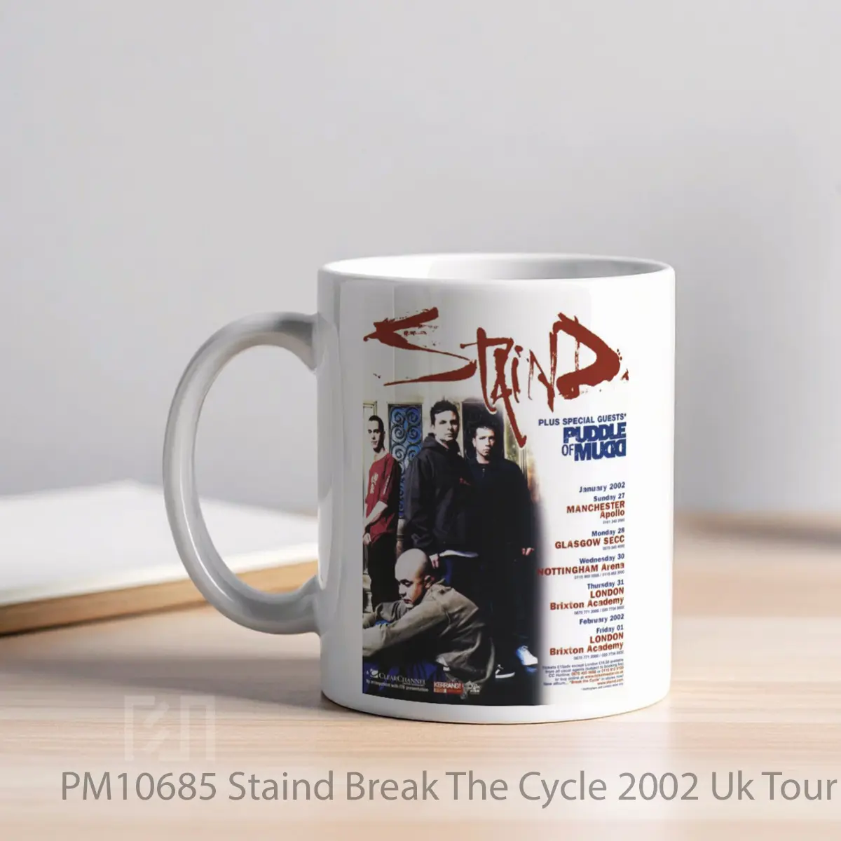 Mug Staind Break The Cycle 2002 Uk Tour MPM10685 - All-side / Desain