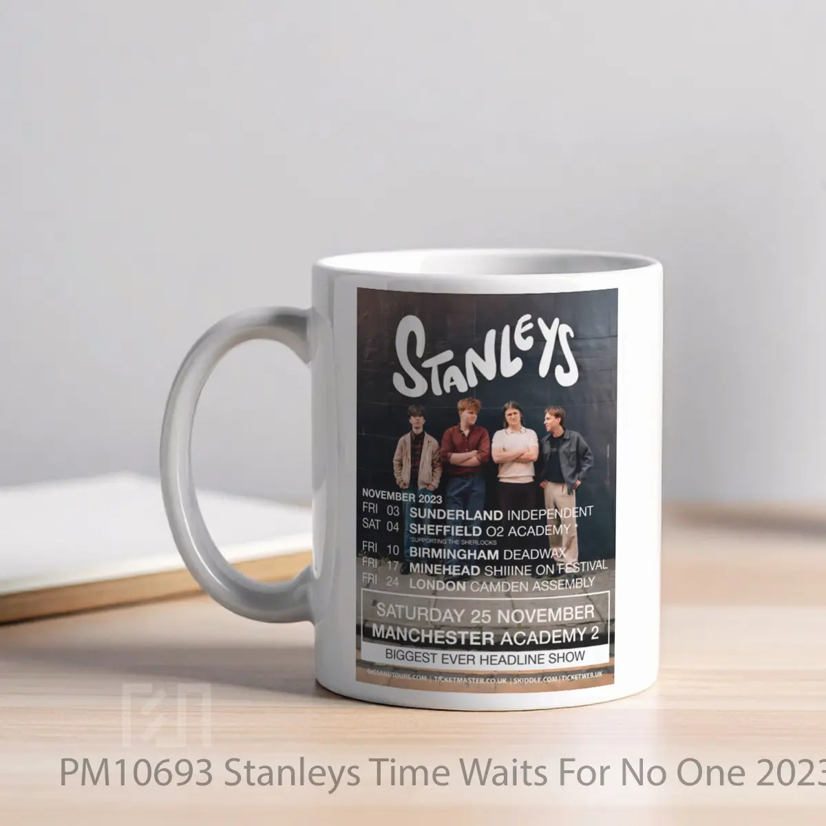 Mug Stanleys Time Waits For No One 2023 Uk Tour MPM10693 - All-side / Desain