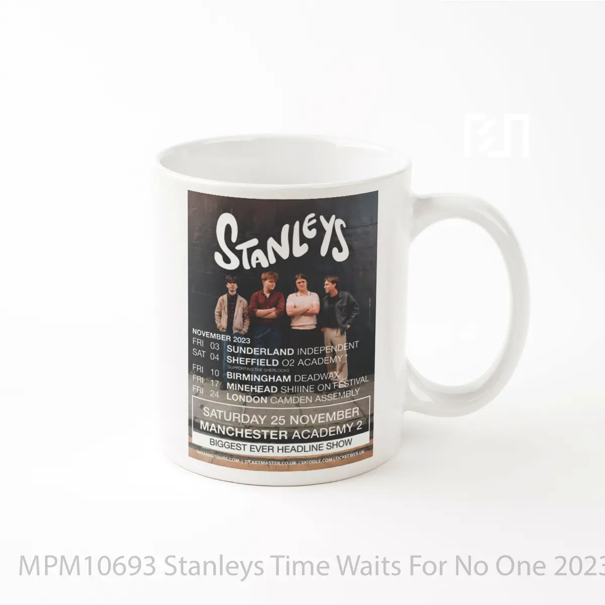 Mug Stanleys Time Waits For No One 2023 Uk Tour MPM10693