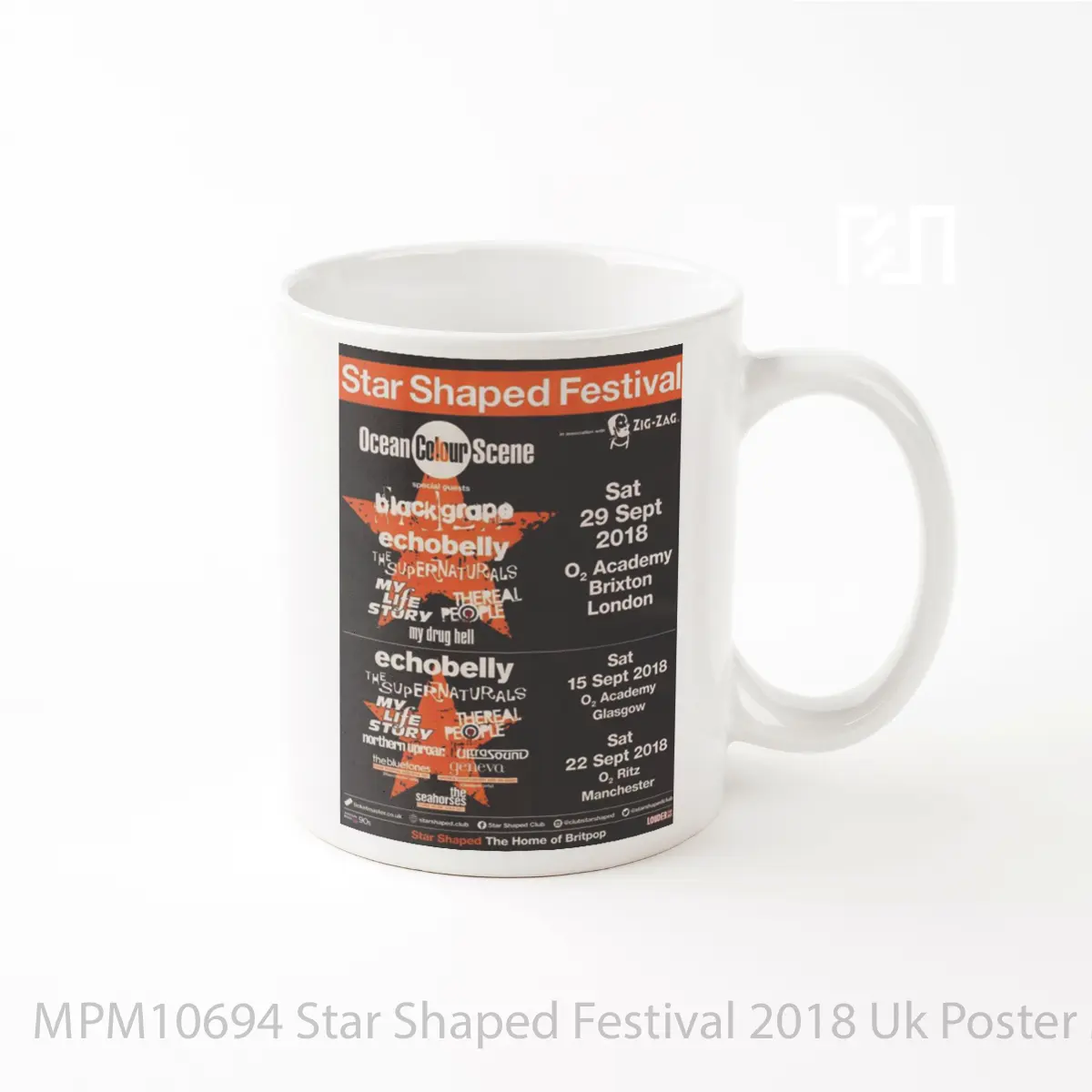 Mug Star Shaped Festival 2018 Uk MPM10694