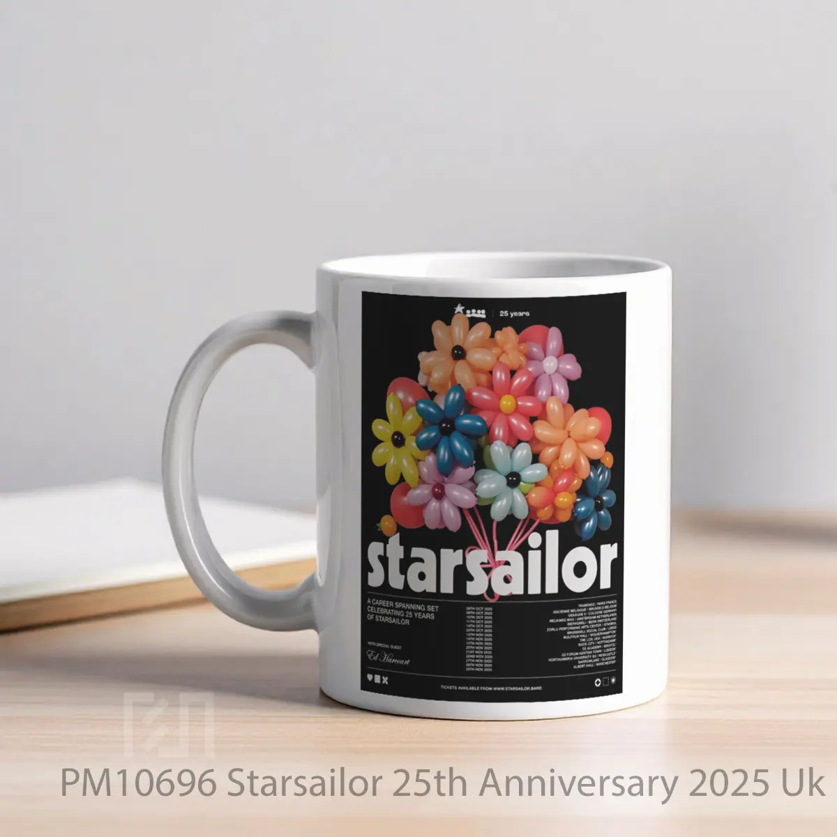 Mug Starsailor 25th Anniversary 2025 Uk Europe Tour MPM10696 - All-side / Desain