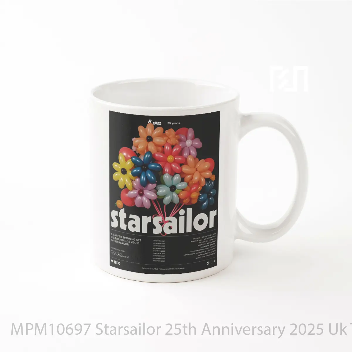 Mug Starsailor 25th Anniversary 2025 Uk Tour MPM10697