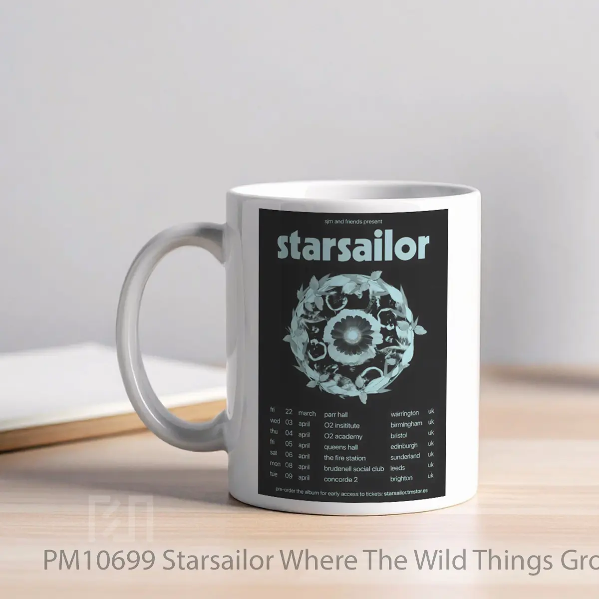 Mug Starsailor Where The Wild Things Grow 2024 Uk Tour MPM10699 - All-side / Desain