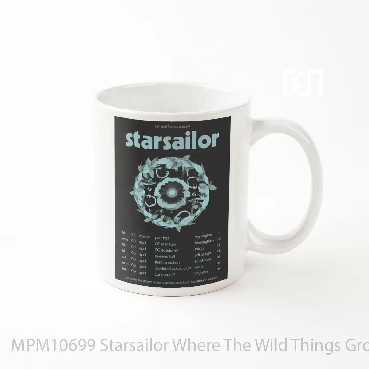Mug Starsailor Where The Wild Things Grow 2024 Uk Tour MPM10699