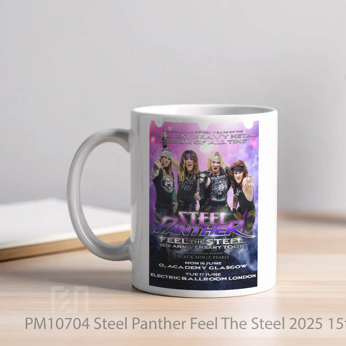 Mug Steel Panther Feel The Steel 2025 15th Anniversary MPM10704 - All-side / Desain