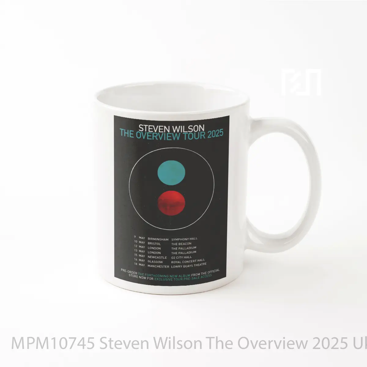 Mug Steven Wilson The Overview 2025 Uk Tour MPM10745