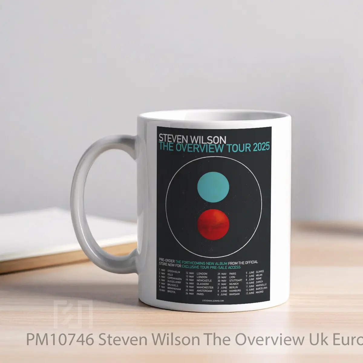 Mug Steven Wilson The Overview Uk Europe Tour 2025 MPM10746 - All-side / Desain