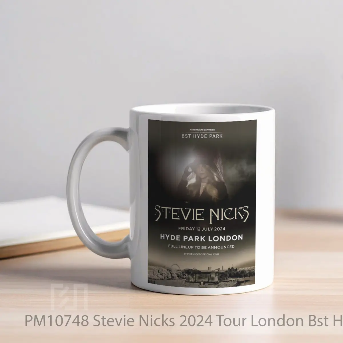 Mug Stevie Nicks 2024 Tour London Bst Hyde Park MPM10748 - All-side / Desain