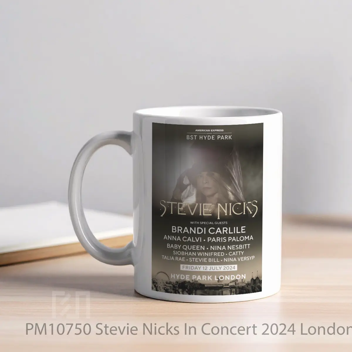 Mug Stevie Nicks In Concert 2024 London Bst MPM10750 - All-side / Desain