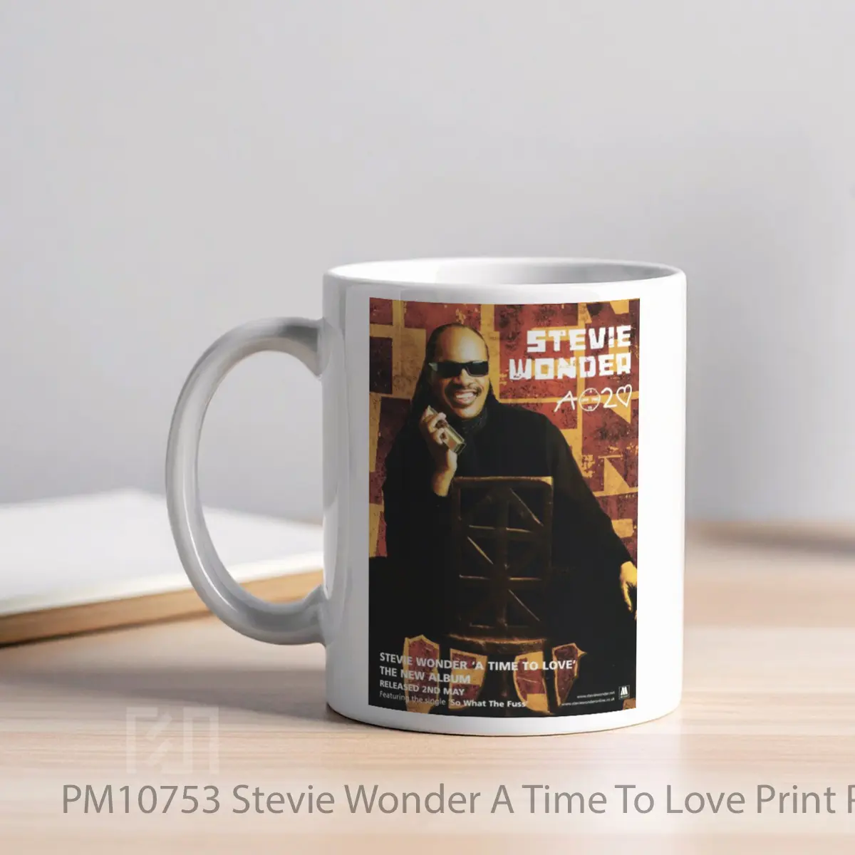 Mug Stevie Wonder A Time To Love Print MPM10753 - All-side / Desain