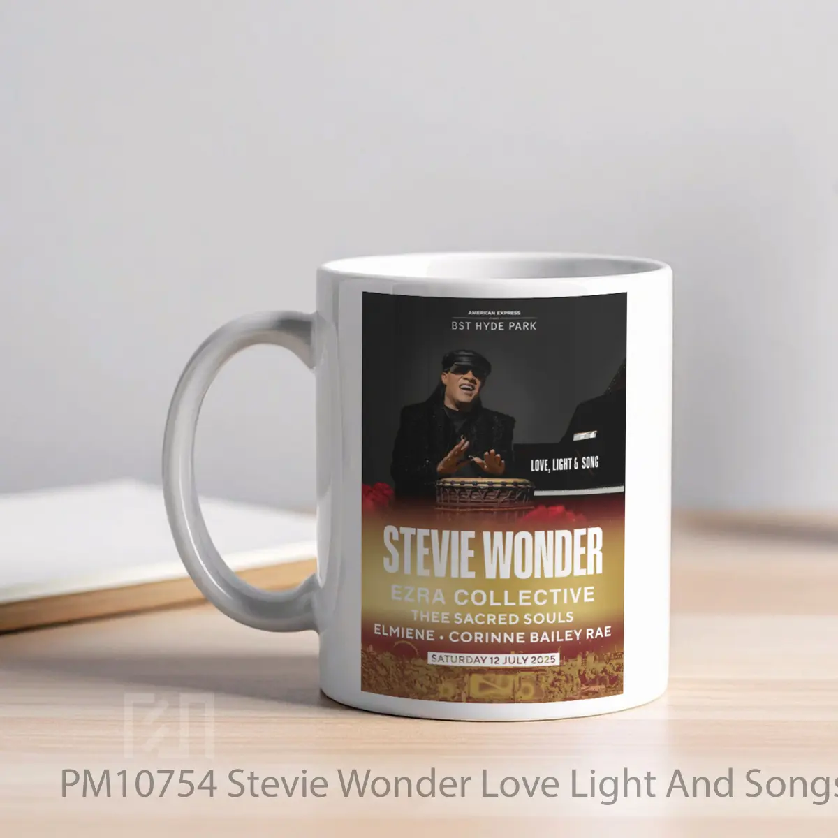 Mug Stevie Wonder Love Light And Songs Tour 2025 London MPM10754 - All-side / Desain