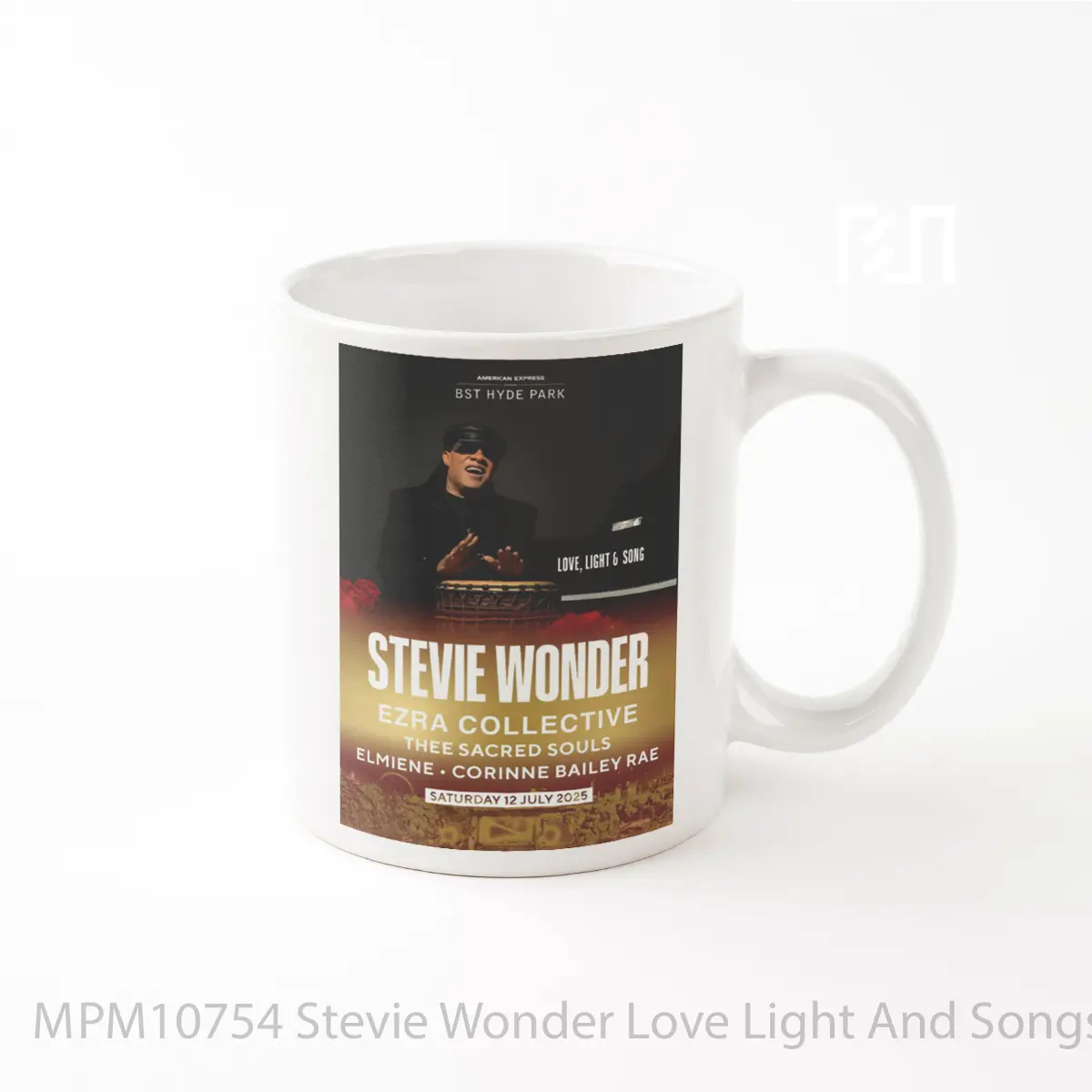 Mug Stevie Wonder Love Light And Songs Tour 2025 London MPM10754