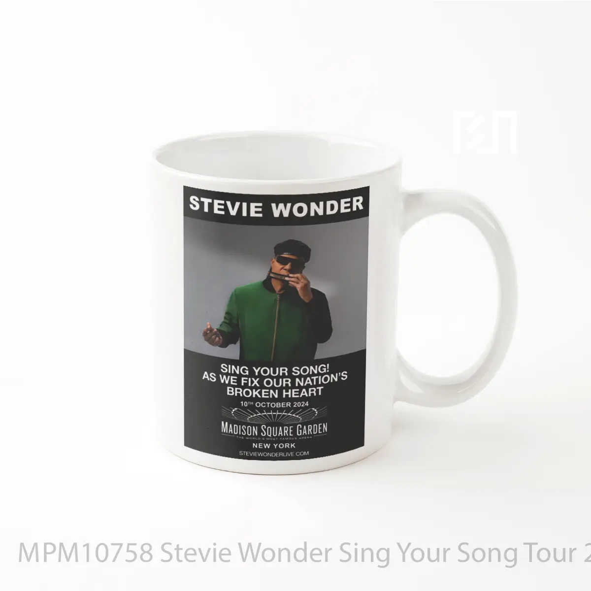 Mug Stevie Wonder Sing Your Song Tour 2024 New York Madison Square Garden MPM10758