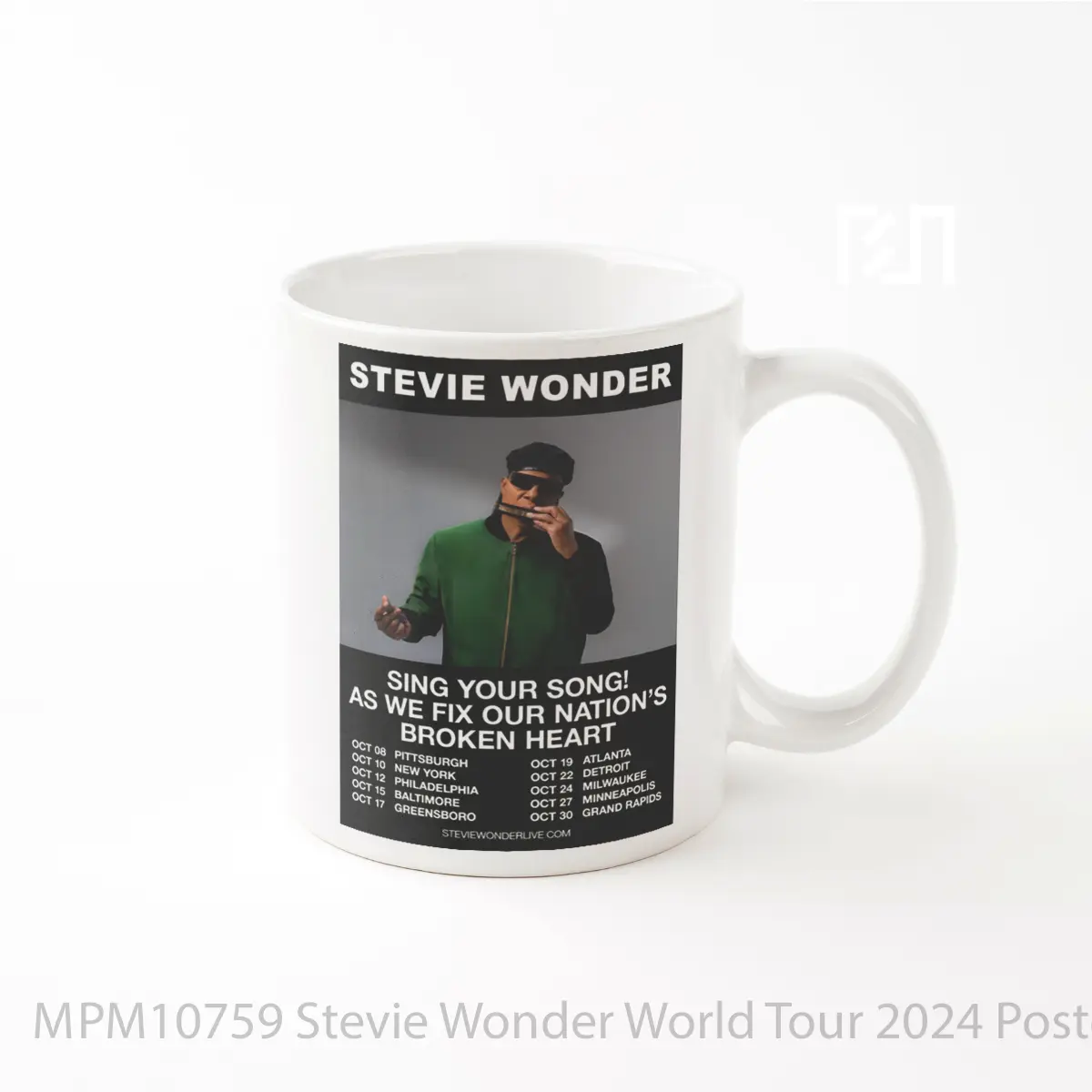 Mug Stevie Wonder World Tour 2024 MPM10759