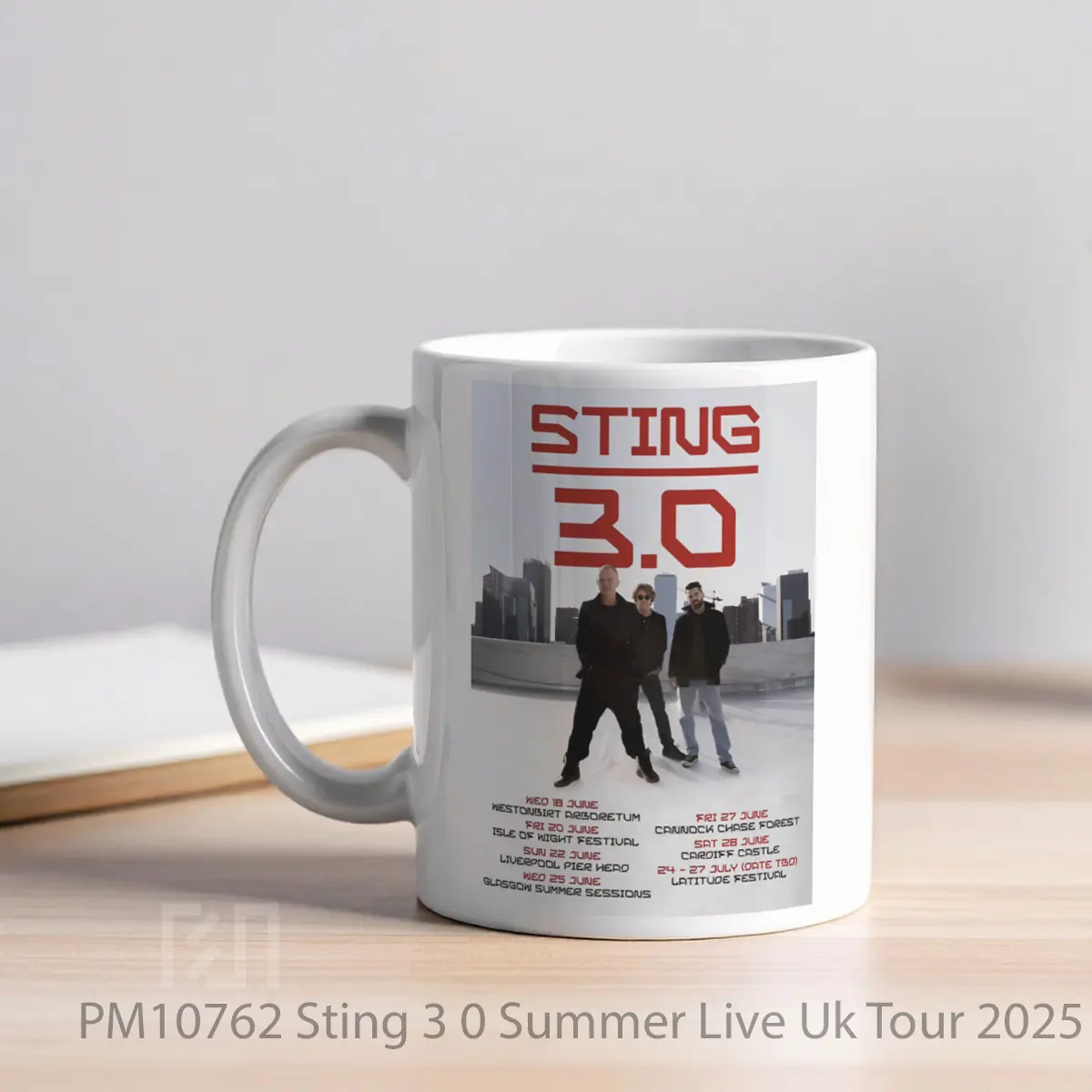 Mug Sting 3 0 Summer Live Uk Tour 2025 MPM10762 - All-side / Desain