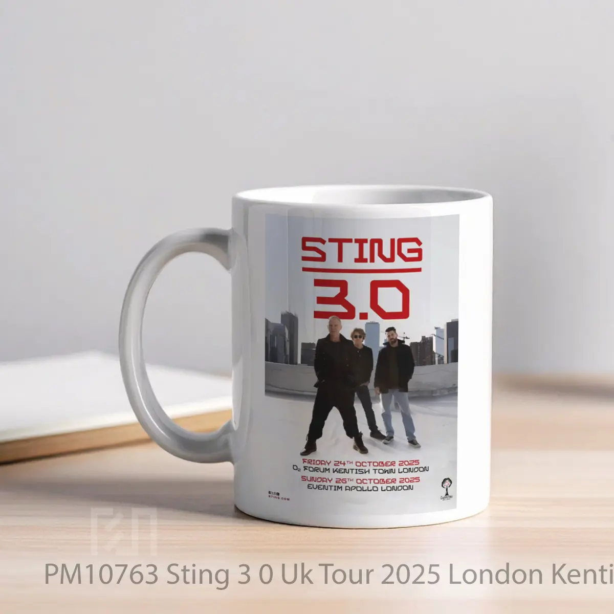 Mug Sting 3 0 Uk Tour 2025 London Kentish Forum MPM10763 - All-side / Desain