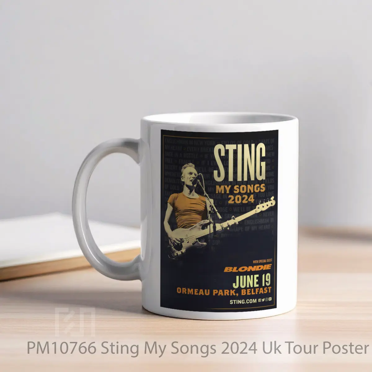Mug Sting My Songs 2024 Uk Tour MPM10766 - All-side / Desain