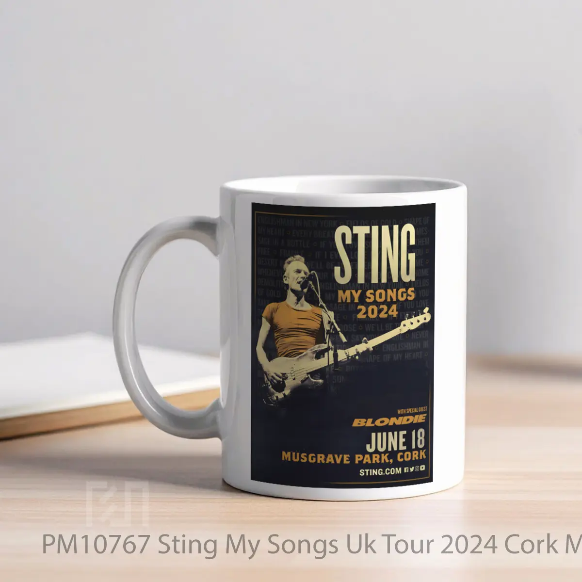 Mug Sting My Songs Uk Tour 2024 Cork Musgrave Park MPM10767 - All-side / Desain