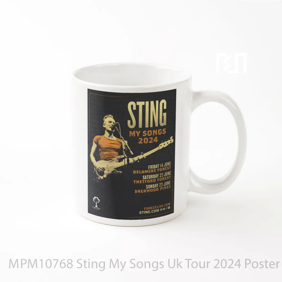Mug Sting My Songs Uk Tour 2024 MPM10768