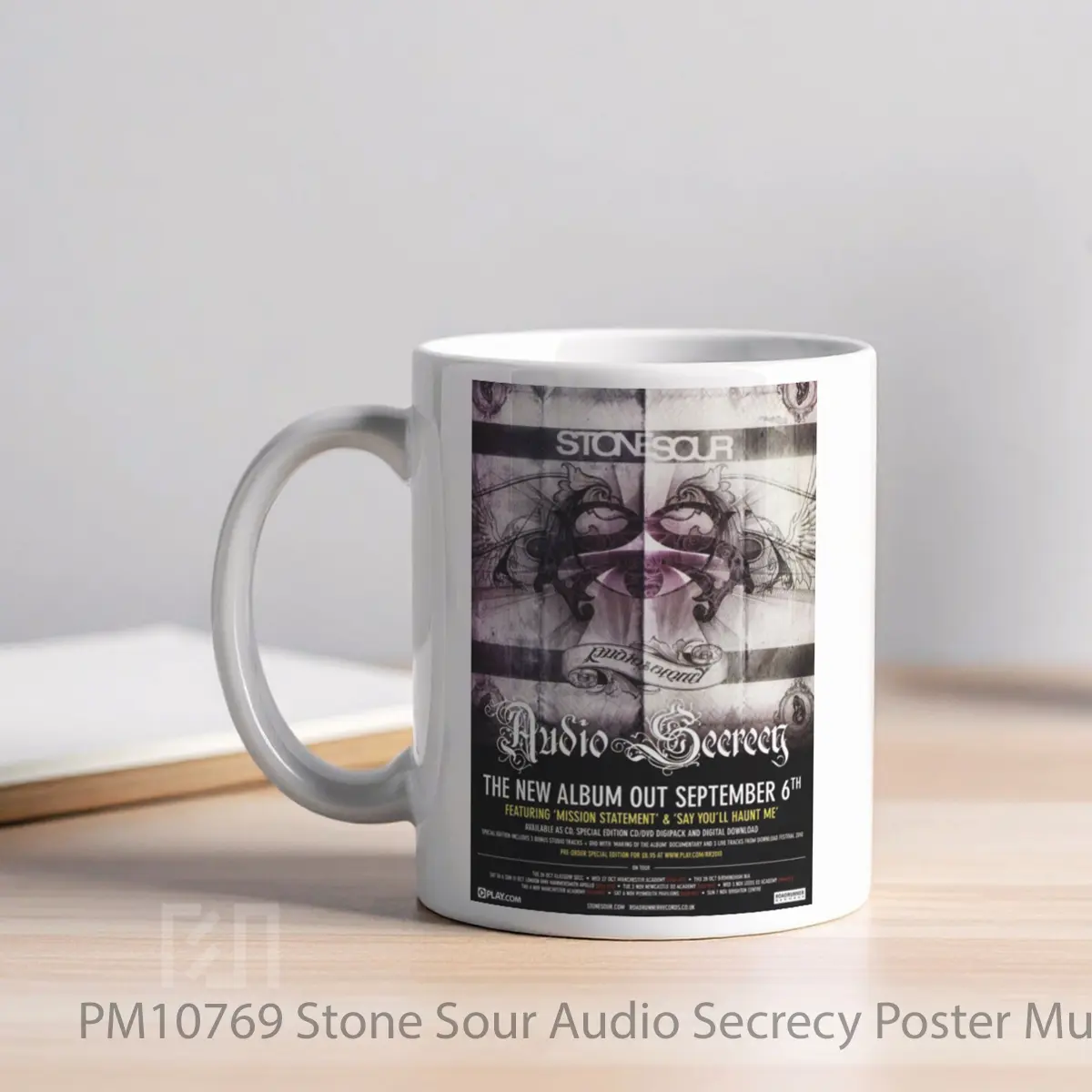 Mug Stone Sour Audio Secrecy MPM10769 - All-side / Desain