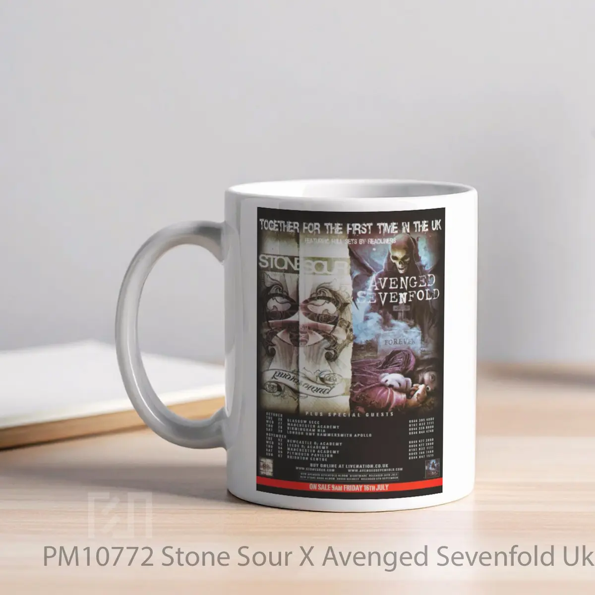 Mug Stone Sour X Avenged Sevenfold Uk Tour 2010 MPM10772 - All-side / Desain