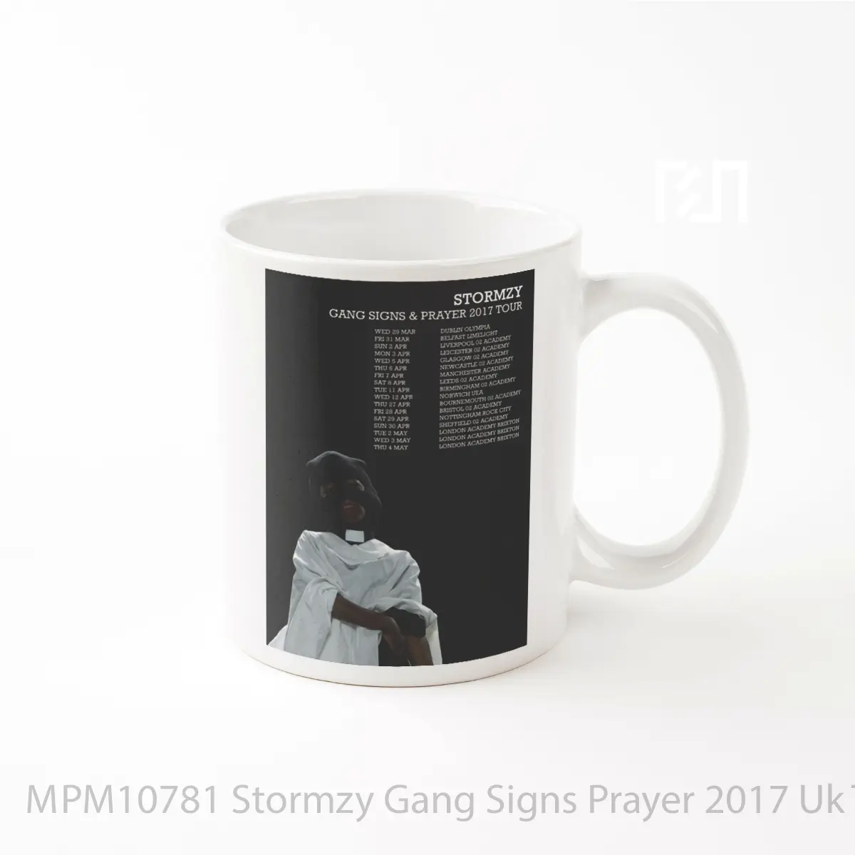 Mug Stormzy Gang Signs Prayer 2017 Uk Tour 1 MPM10781