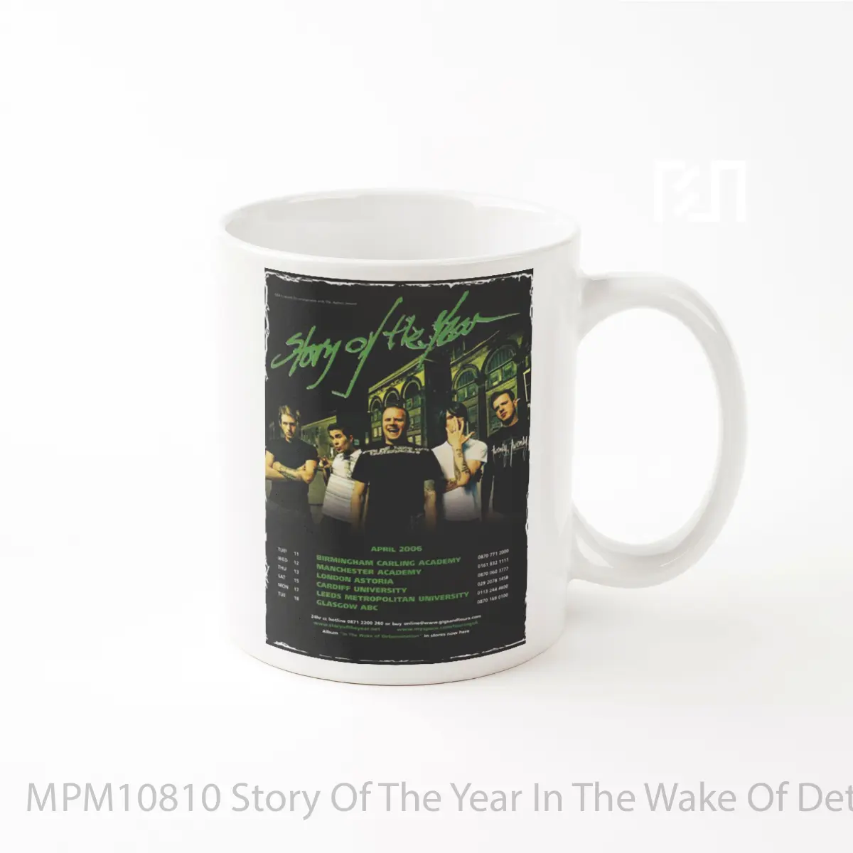 Mug Story Of The Year In The Wake Of Determination 2006 Tour MPM10810