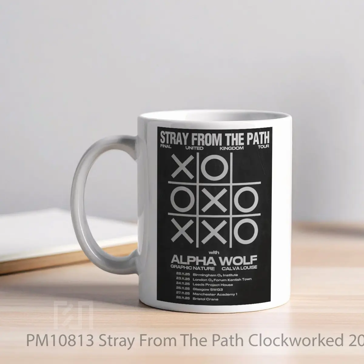 Mug Stray From The Path Clockworked 2025 Uk Tour MPM10813 - All-side / Desain